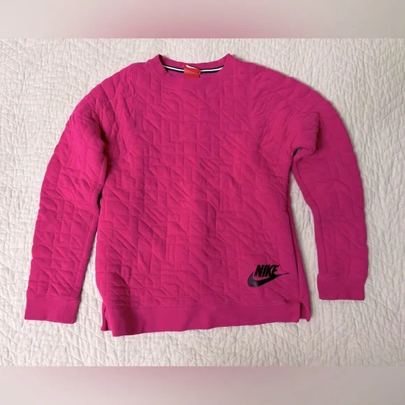 Nike Kids Quilted Sweatshirt “L” Top - Picture 5 of 6